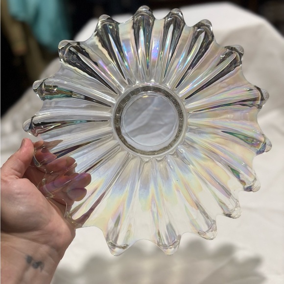 Vintage Iridescent Glass Bowl - Picture 4 of 4